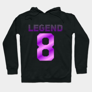 8 Legend // Futuristic // Purple Hoodie